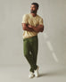 Men's French Terry Straight Pant - Chive